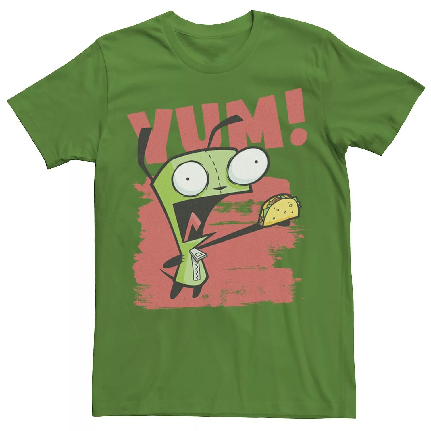 Мужской Invader Zim Gir Yum! Футболка для размазывания краски Licensed Character
Мужской Invader Zim Gir Yum! Футболка для размазывания краски Licensed Character