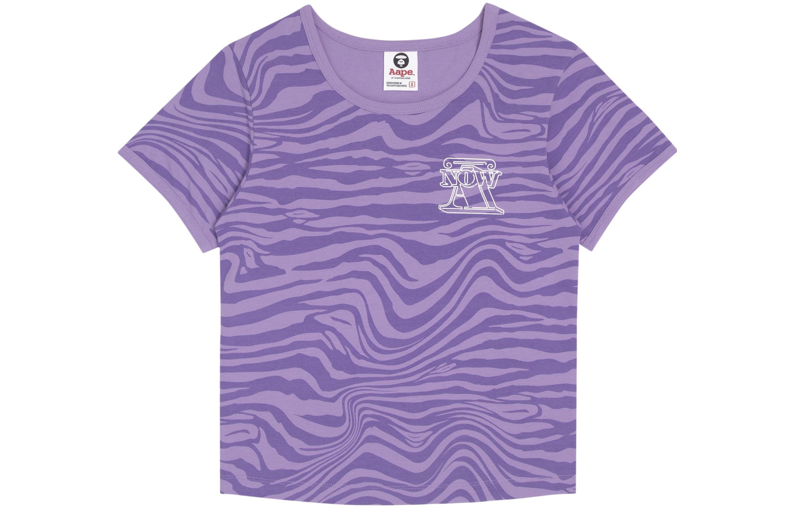 Футболка с логотипом Zebra-print Aape, фиолетовый
Футболка с логотипом Zebra-print Aape, фиолетовый