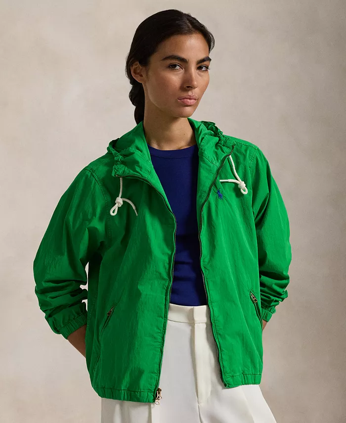 Женская твиловая куртка с капюшоном Polo Ralph Lauren, зеленый
Женская твиловая куртка с капюшоном Polo Ralph Lauren, зеленый