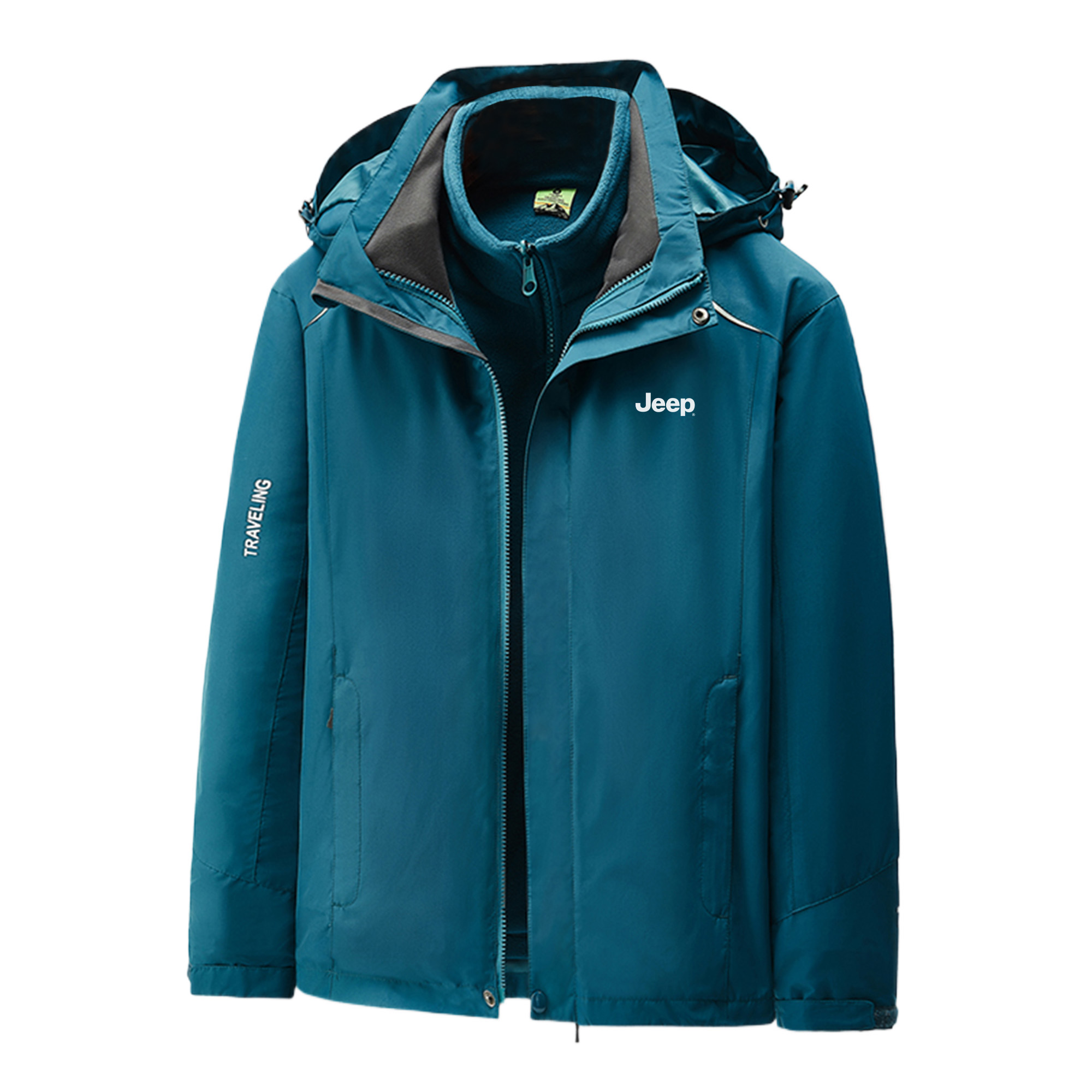 Jeep Ветровка Unisex, Men's Iron Gray Blue (Letter Version)
Jeep Ветровка Unisex, Men's Iron Gray Blue (Letter Version)