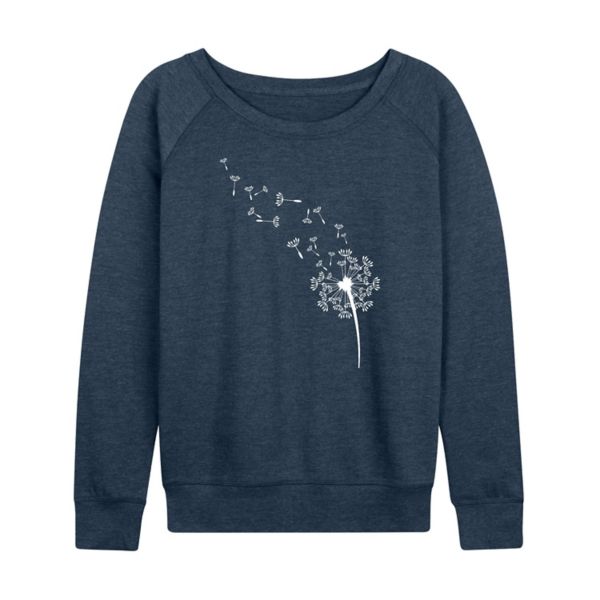 Женская футболка с длинным рукавом из французского трикотажа с изображением семян одуванчика Licensed Character, синий
Женская футболка с длинным рукавом из французского трикотажа с изображением семян одуванчика Licensed Character, синий