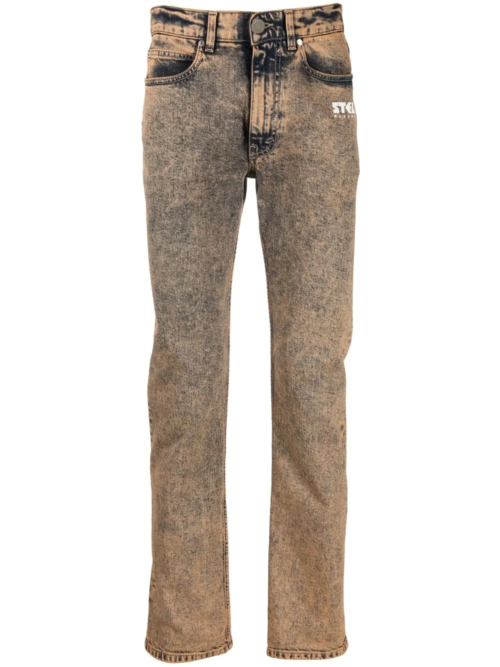 Прямые джинсы с логотипом Stella Mccartney, оранжевый
Прямые джинсы с логотипом Stella Mccartney, оранжевый