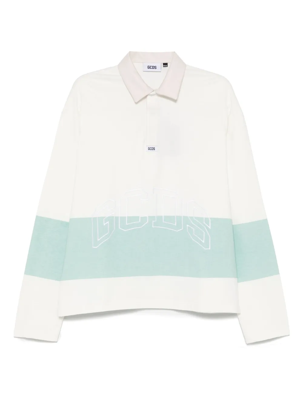 Рубашка поло с логотипом GCDS, нейтральный 
Рубашка поло с логотипом GCDS, нейтральный