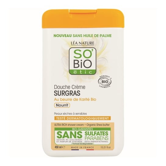 Гель для душа Plej Shea без сульфатов, 450 мл So'bio Etic
Гель для душа Plej Shea без сульфатов, 450 мл So'bio Etic