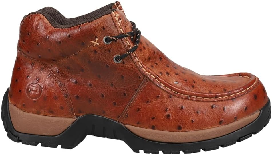 Мужские повседневные ботинки Roper с верхом из страусиной кожи с отделкой Moc Toe на шнуровке, коричневые, до щиколотки, коричневый
Мужские повседневные ботинки Roper с верхом из страусиной кожи с отделкой Moc Toe на шнуровке, коричневые, до щиколотки, коричневый