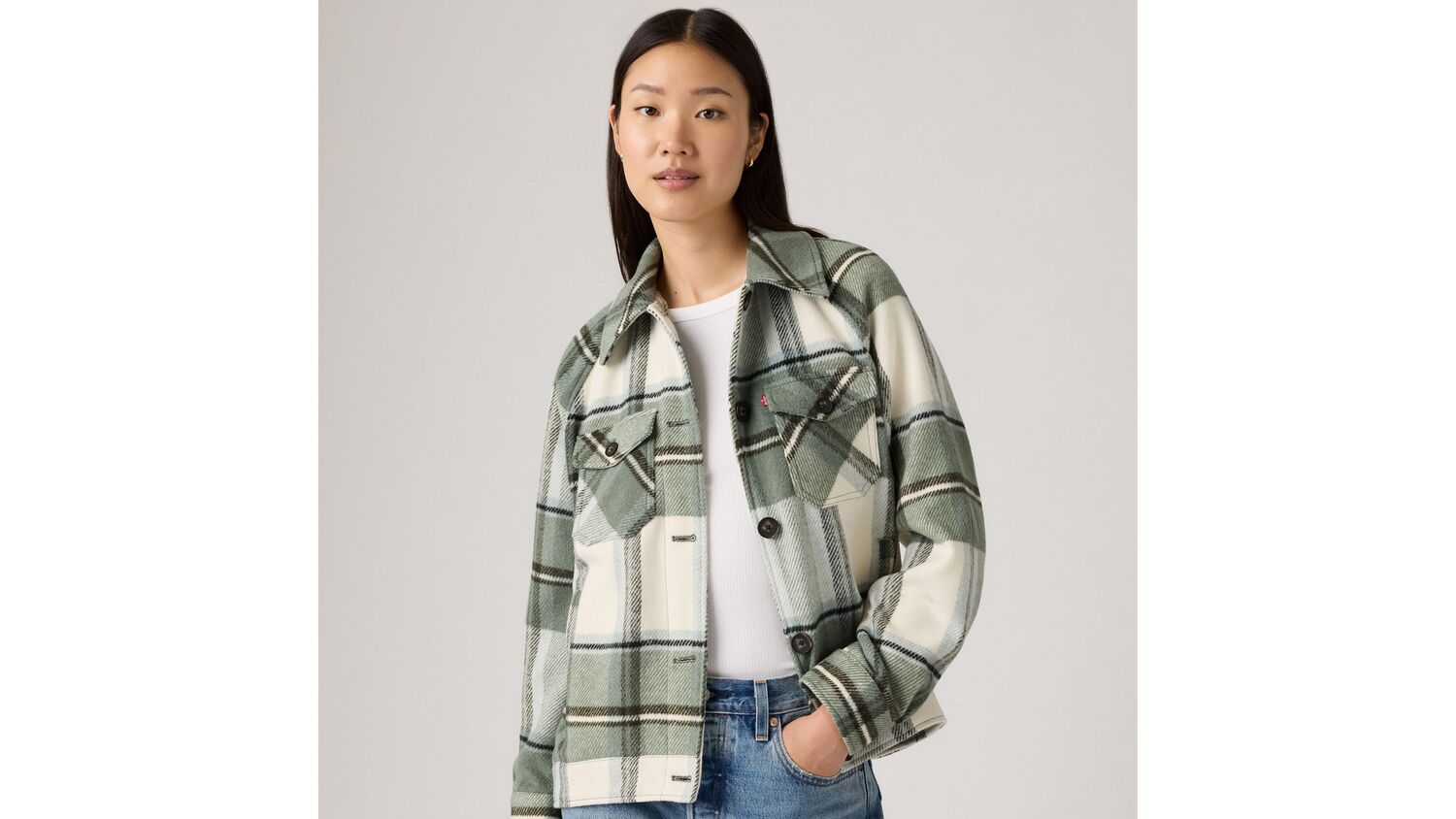 Куртка-рубашка с рукавами реглан Levi's, Sea Green Plaid - Green
Куртка-рубашка с рукавами реглан Levi's, Sea Green Plaid - Green