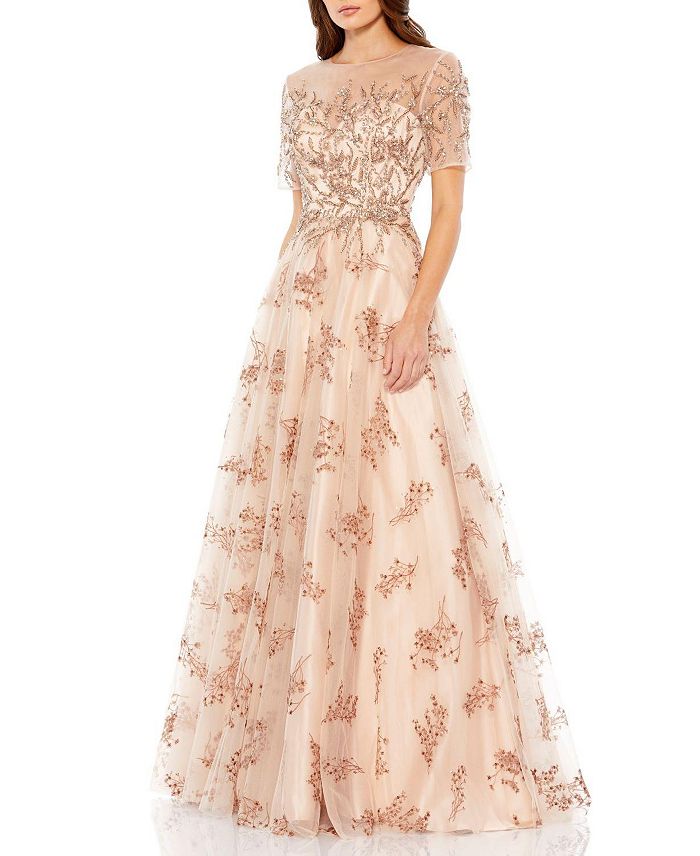 Платье А-силуэта с декорированными рукавами-крылышками и эффектом иллюзии Mac Duggal, коричневый/бежевый
Платье А-силуэта с декорированными рукавами-крылышками и эффектом иллюзии Mac Duggal, коричневый/бежевый