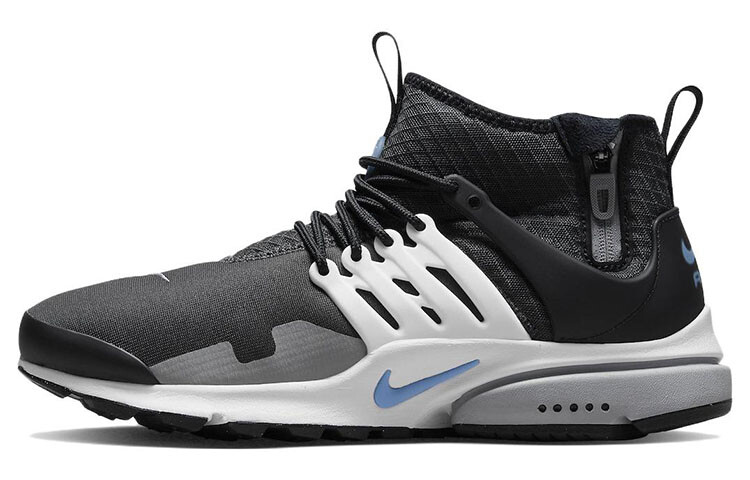 Nike Air Presto Mid Utility Antracite Summit White Particle Grey Университетский синий
Nike Air Presto Mid Utility Antracite Summit White Particle Grey Университетский синий