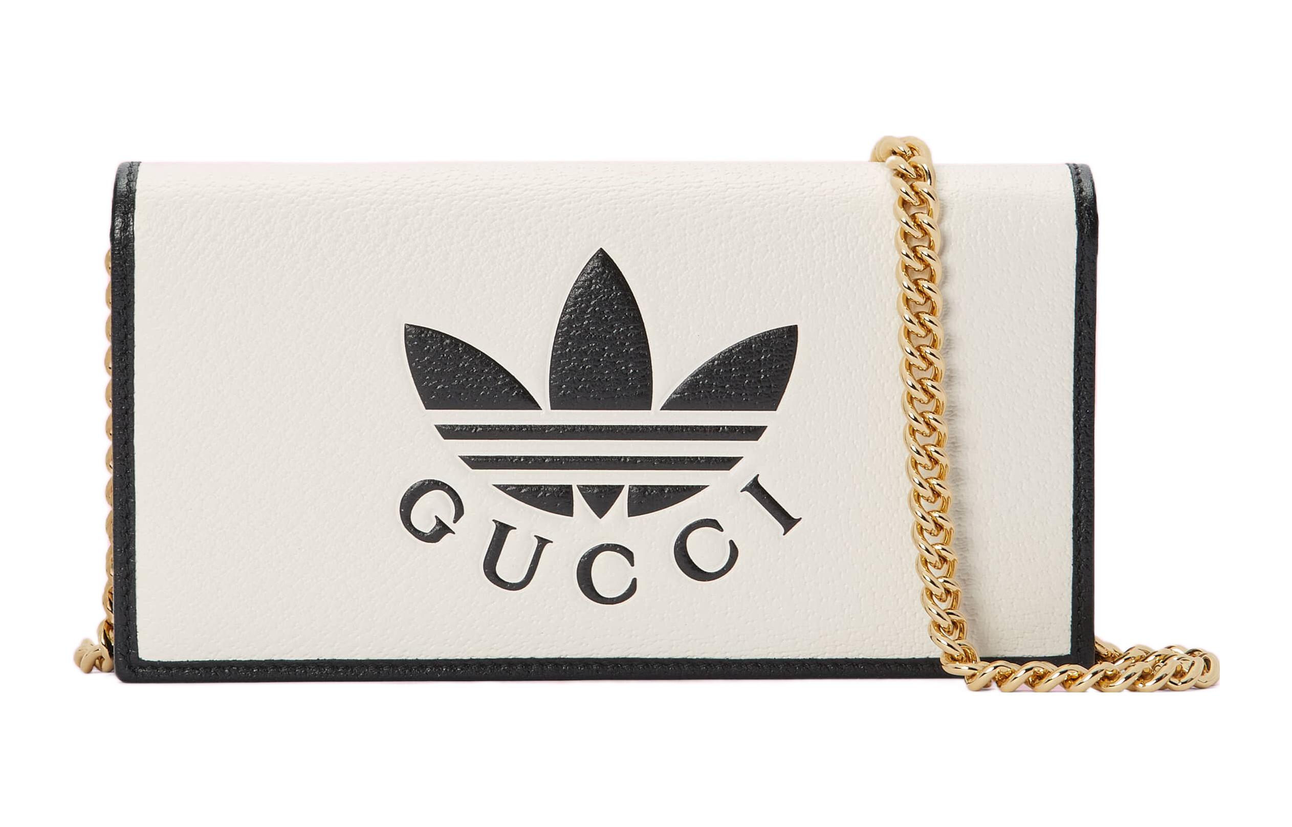 Adidas Collaboration Кожаный Кошелек Наплечная Сумка Через Плечо Женская Белая GUCCI 
Adidas Collaboration Кожаный Кошелек Наплечная Сумка Через Плечо Женская Белая GUCCI