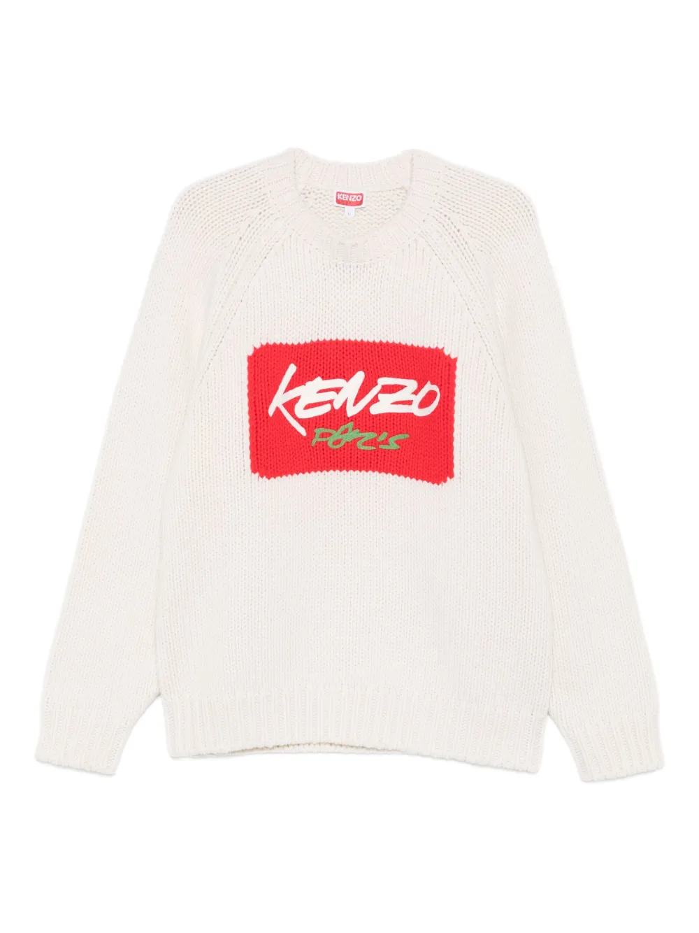 Свитер с логотипом Kenzo, нейтральный
Свитер с логотипом Kenzo, нейтральный