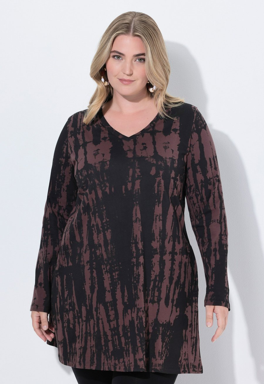 Топ Ulla Popken Long sleeved top, Espresso/Dark Brown
Топ Ulla Popken Long sleeved top, Espresso/Dark Brown