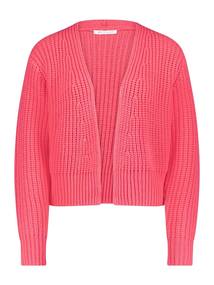 Кардиган BETTY & CO Grobstrickjacke ohne Verschluss, коралловый
Кардиган BETTY & CO Grobstrickjacke ohne Verschluss, коралловый