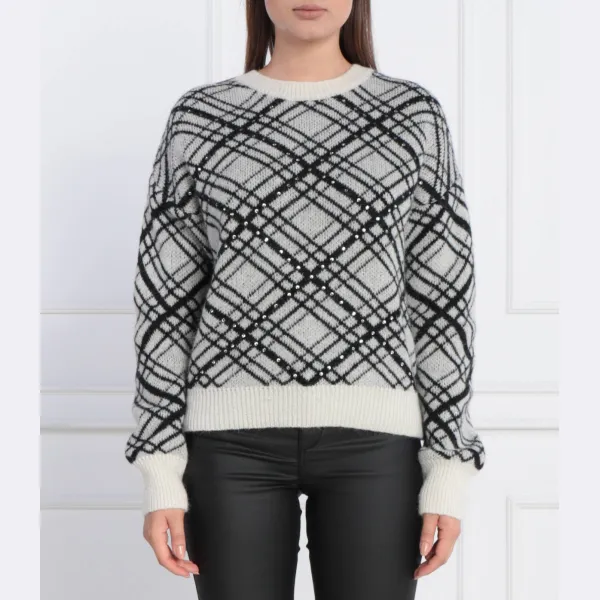 Свитер обычного кроя с добавлением шерсти Liu Jo, белый
Свитер обычного кроя с добавлением шерсти Liu Jo, белый