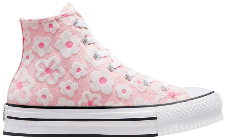 Кроссовки Converse Chuck Taylor All Star Lift Platform High GS 'Floral Embroidery - Donut Glaze', розовый
Кроссовки Converse Chuck Taylor All Star Lift Platform High GS 'Floral Embroidery - Donut Glaze', розовый