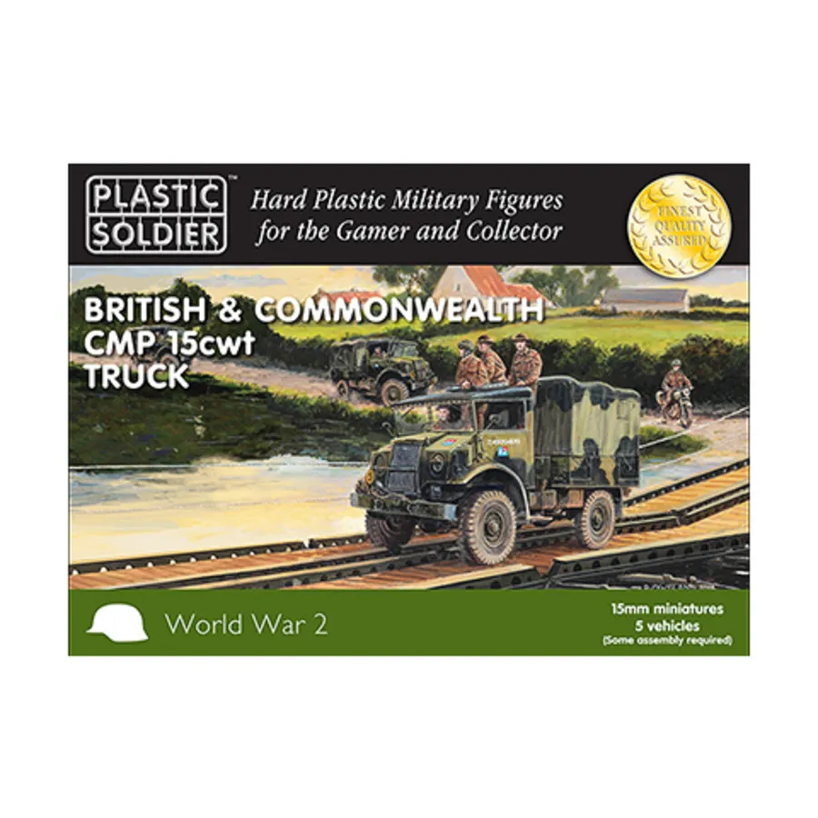 CMP 15 CWT Грузовики, WWII Miniatures - British (15mm)
CMP 15 CWT Грузовики, WWII Miniatures - British (15mm)