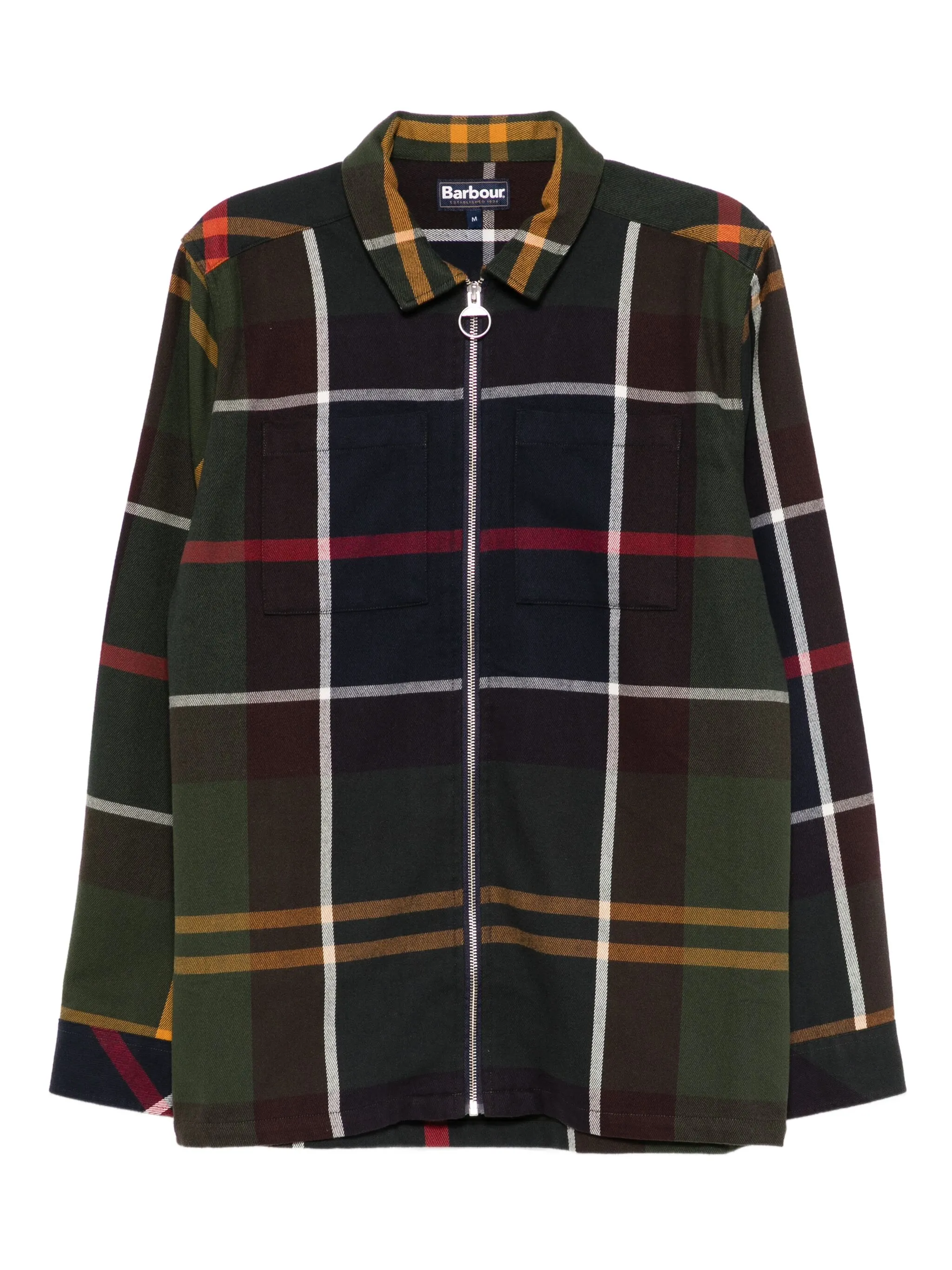 Клетчатая куртка-рубашка Barbour, зеленый
Клетчатая куртка-рубашка Barbour, зеленый