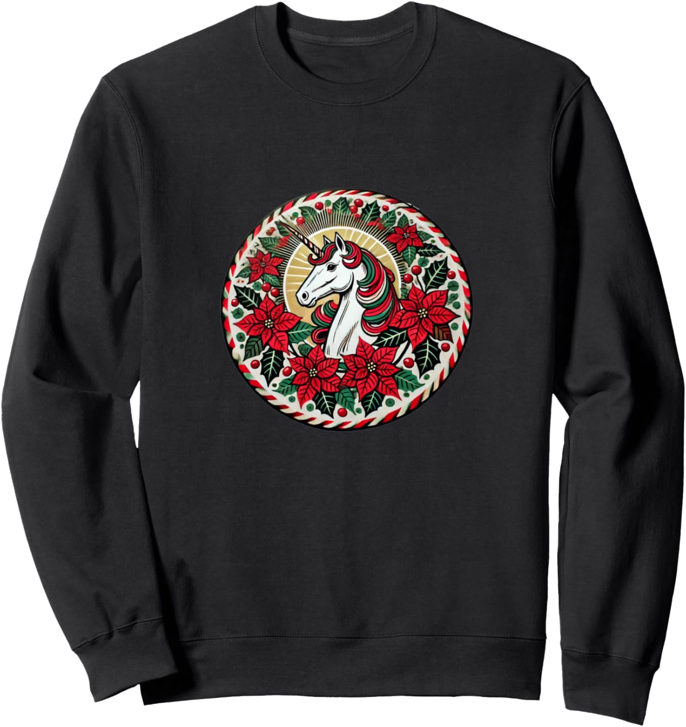 Рождественская толстовка с изображением единорога Vintage Unicorns Lovers Snugg, черный
Рождественская толстовка с изображением единорога Vintage Unicorns Lovers Snugg, черный