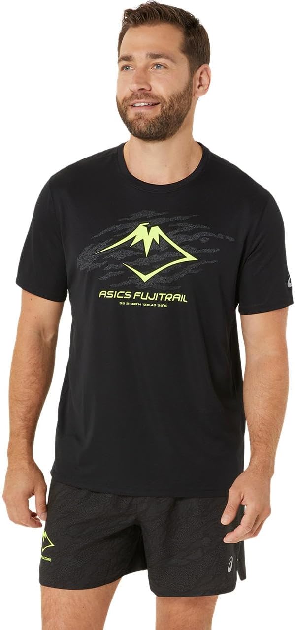 Мужская футболка с коротким рукавом и логотипом Asics (Asics) для бега, черный/желтый/серый
Мужская футболка с коротким рукавом и логотипом Asics (Asics) для бега, черный/желтый/серый