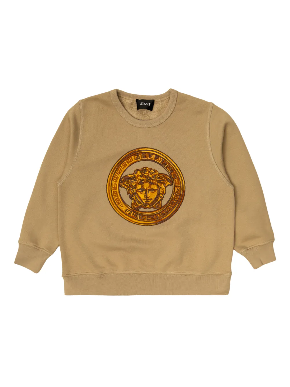 Свитер с вышивкой Medusa Versace Kids, нейтральный
Свитер с вышивкой Medusa Versace Kids, нейтральный