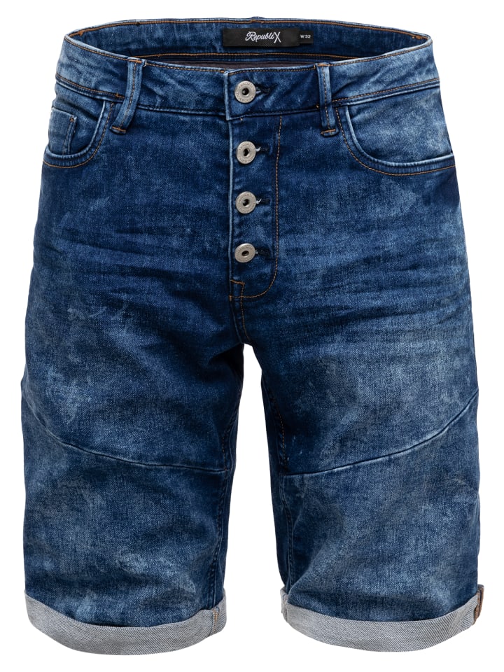 Джинсовые шорты REPUBLIX, темно-синий 
Джинсовые шорты REPUBLIX, темно-синий