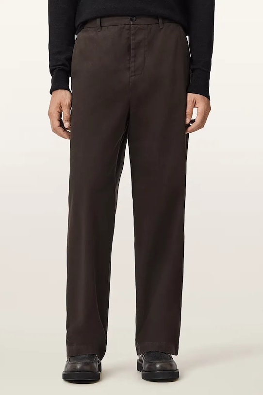 Хлопковые брюки Allsaints, коричневый
Хлопковые брюки Allsaints, коричневый