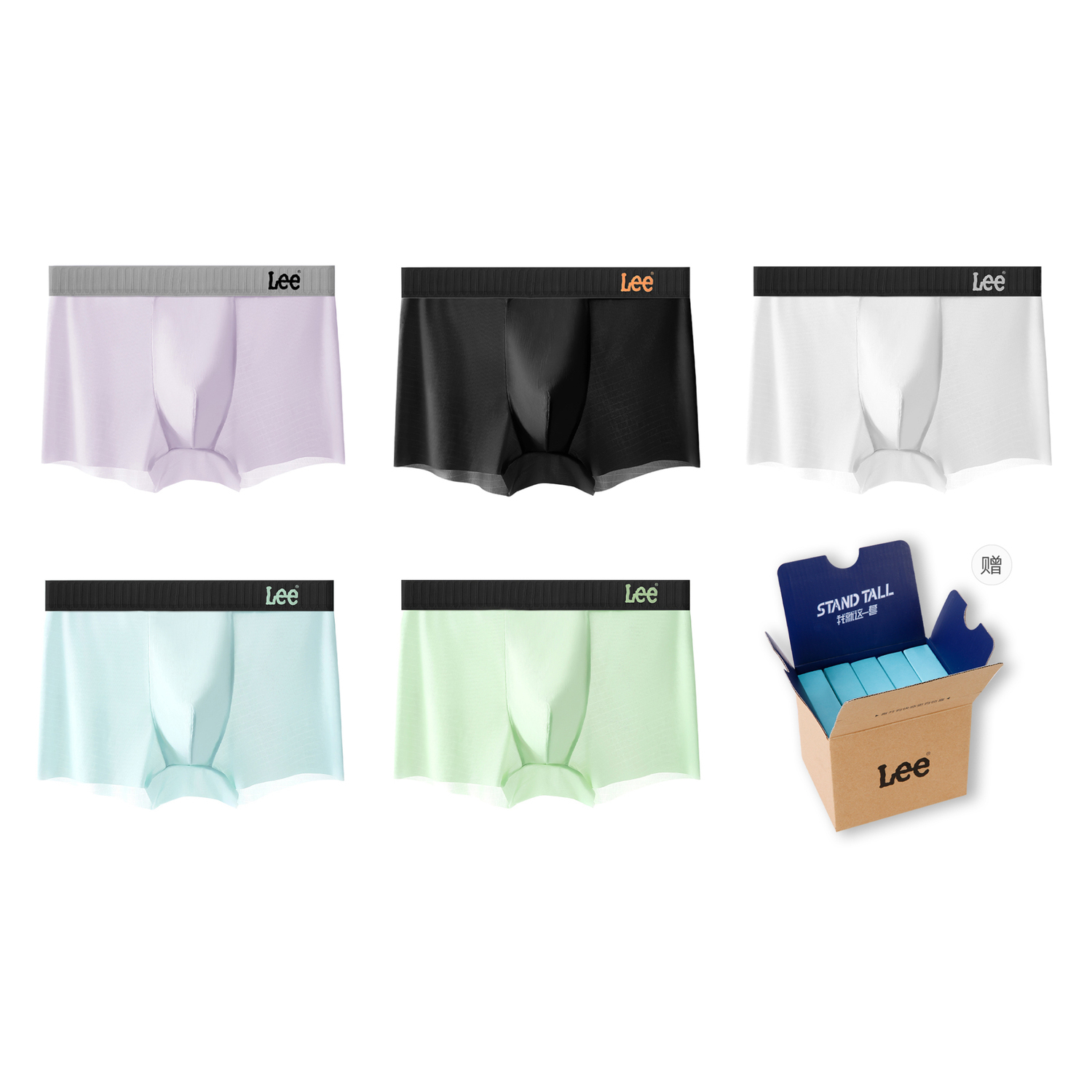 Lee Подарочный набор мужского белья 5 пар
Lee Подарочный набор мужского белья 5 пар