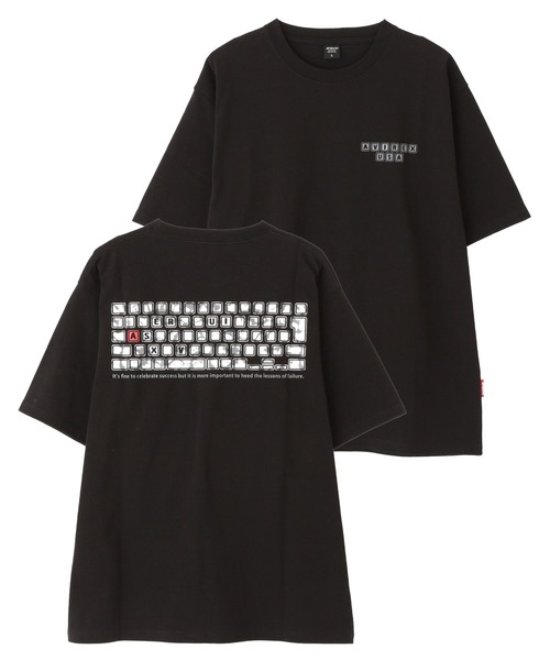 Футболка с коротким рукавом, камуфляжный принт в виде клавиатуры AVIREX, черный
Футболка с коротким рукавом, камуфляжный принт в виде клавиатуры AVIREX, черный