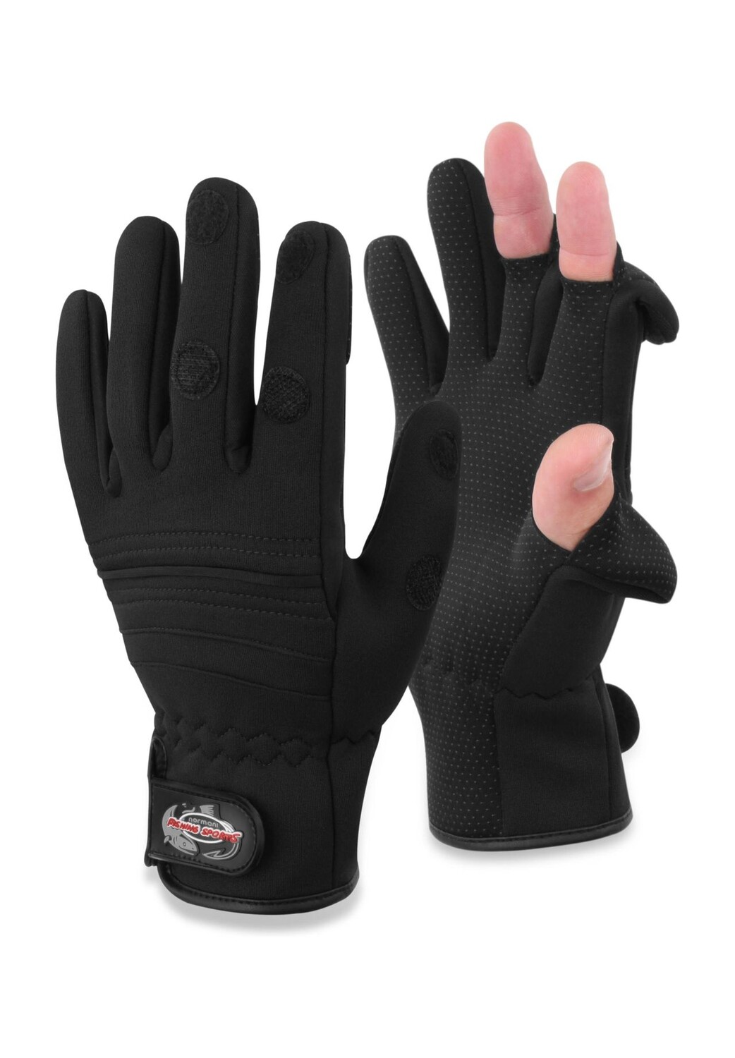 Неопреновые рыболовные перчатки Wahoo normani, черный
Неопреновые рыболовные перчатки Wahoo normani, черный