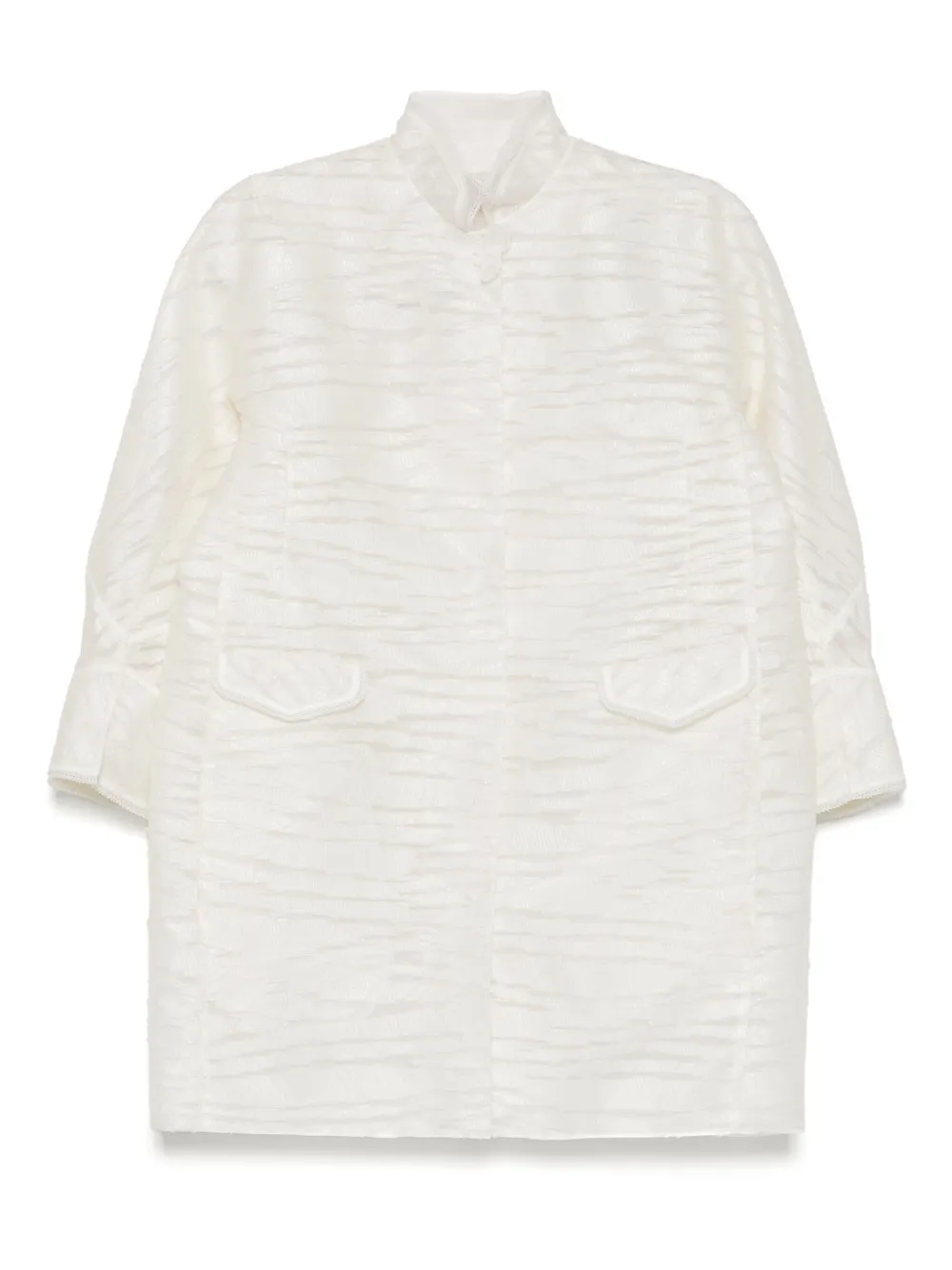 Жаккардовый жакет с воротником-стойкой SHIATZY CHEN, белый
Жаккардовый жакет с воротником-стойкой SHIATZY CHEN, белый