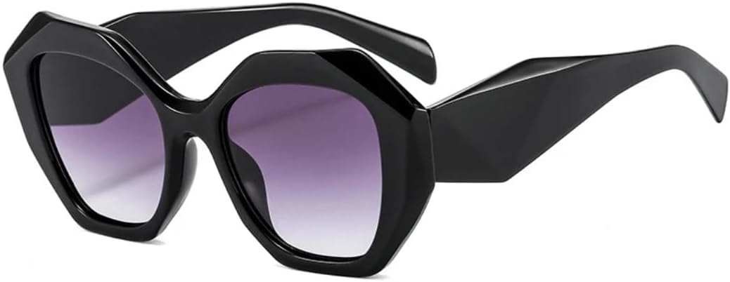 Ретро-солнцезащитные очки большого размера неправильной формы для женщин, модные очки-гелевые очки, солнцезащитные очки с градиентной защитой от УФ-излучения для мужчин UUPTTPL, Black Gray Gradient
Ретро-солнцезащитные очки большого размера неправильной формы для женщин, модные очки-гелевые очки, солнцезащитные очки с градиентной защитой от УФ-излучения для мужчин UUPTTPL, Black Gray Gradient