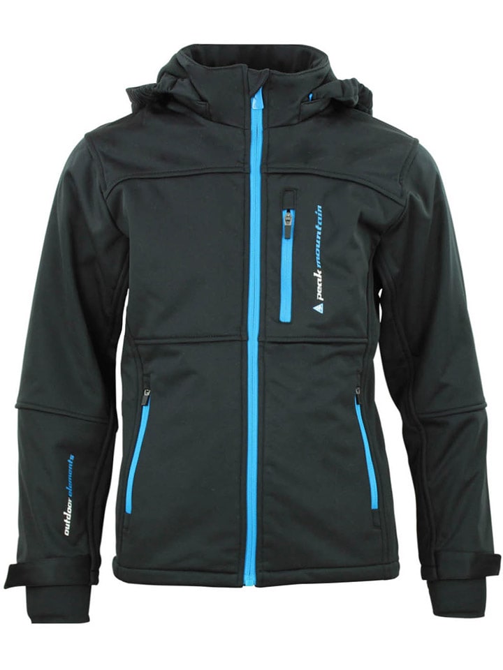 Куртка софтшелл Peak Mountain, цвет schwarz/blau
Куртка софтшелл Peak Mountain, цвет schwarz/blau