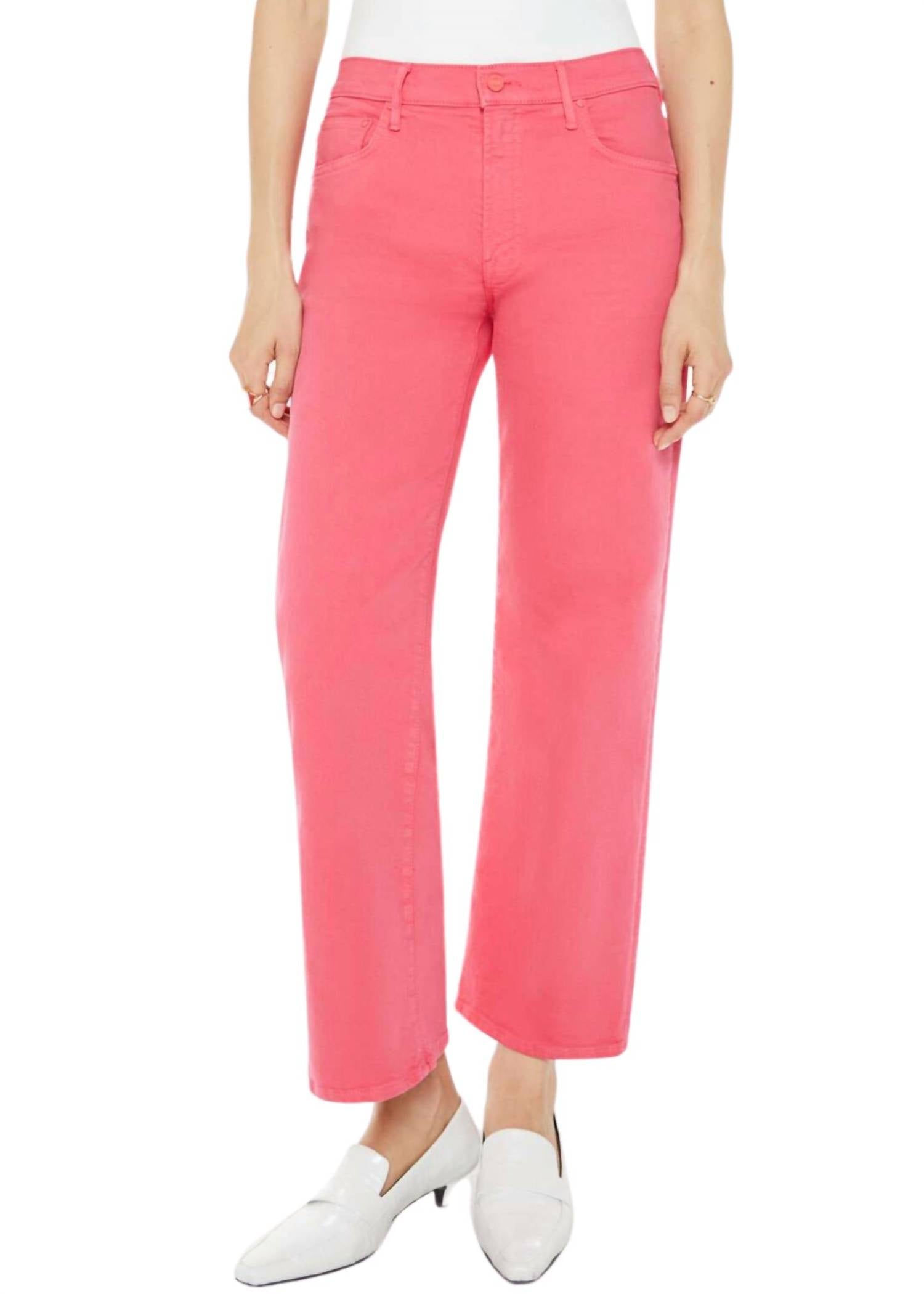 Джинсы Mid Rise Maven Flood в цвете Play Date - рубиново-красный Mother
Джинсы Mid Rise Maven Flood в цвете Play Date - рубиново-красный Mother