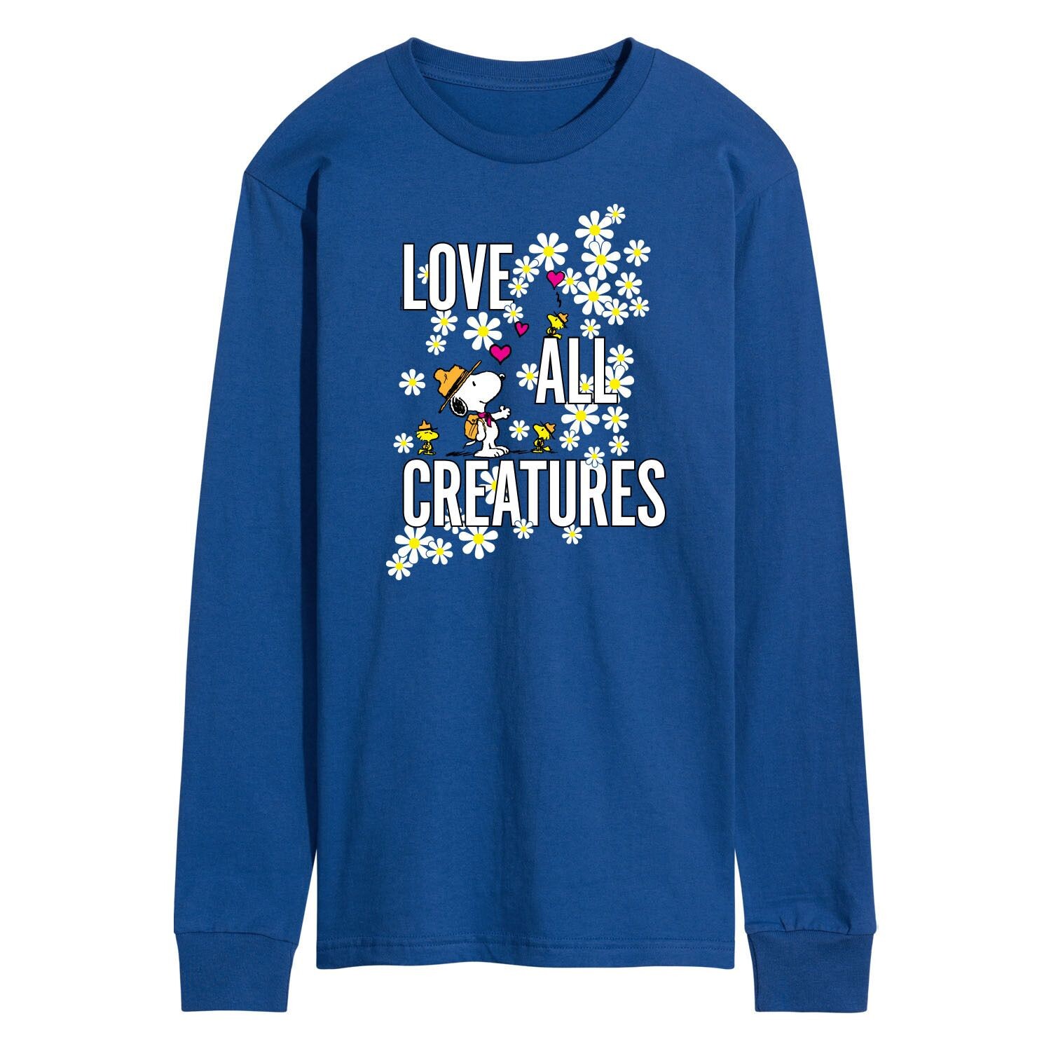 Мужская футболка с длинными рукавами и рисунком Peanuts Love All Creatures Licensed Character
Мужская футболка с длинными рукавами и рисунком Peanuts Love All Creatures Licensed Character