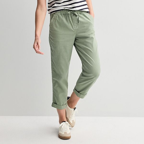 Женские капри с поясом в стиле пейпербэг Sonoma Goods For Life
Женские капри с поясом в стиле пейпербэг Sonoma Goods For Life