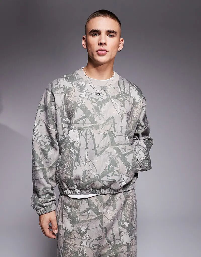 Укороченная толстовка coord oversize с приспущенным плечом и камуфляжным принтом ASOS DESIGN
Укороченная толстовка coord oversize с приспущенным плечом и камуфляжным принтом ASOS DESIGN