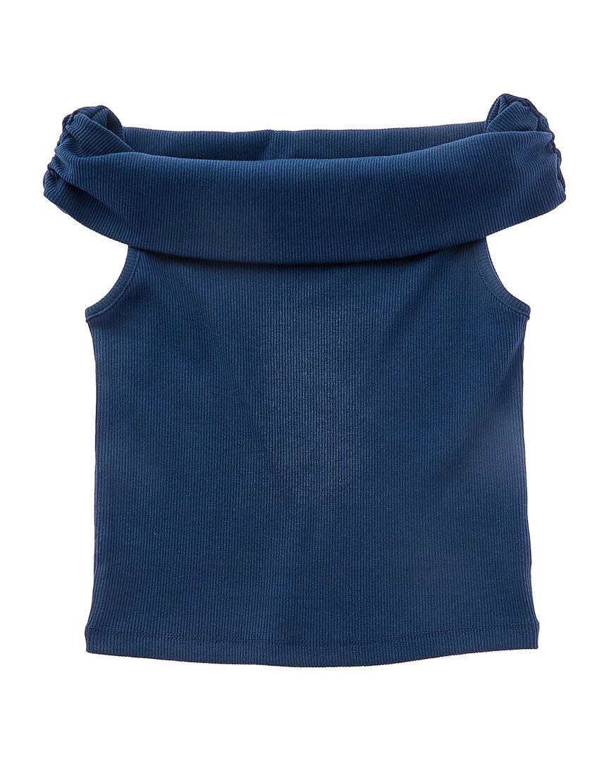 История дизайна Топ с открытыми плечами Design History, синий
История дизайна Топ с открытыми плечами Design History, синий