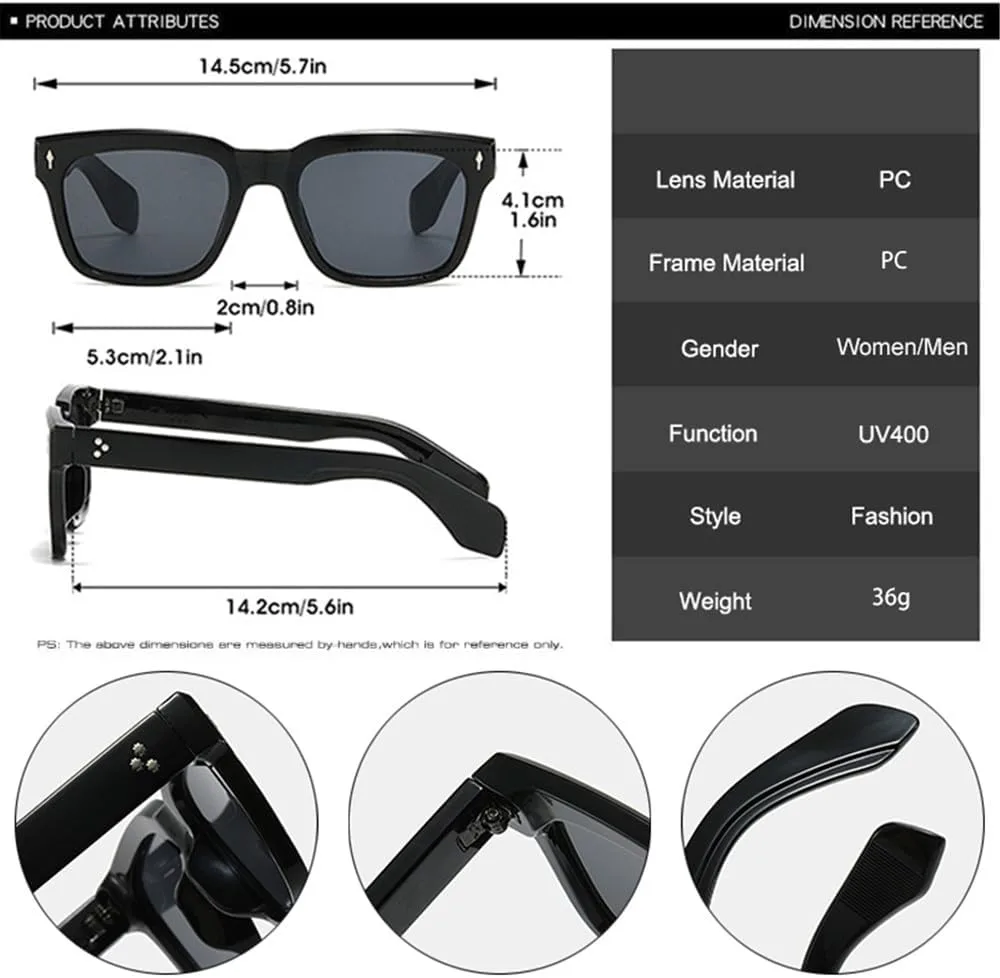 Солнцезащитные очки UV400 с градиентными заклепками и широкой оправой для женщин и мужчин, для бега и занятий спортом на открытом воздухе UYPTK, Black Leopard Grey
Солнцезащитные очки UV400 с градиентными заклепками и широкой оправой для женщин и мужчин, для бега и занятий спортом на открытом воздухе UYPTK, Black Leopard Grey