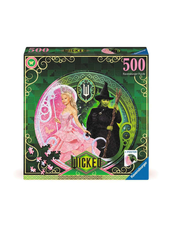 Пазл Ravensburger, 500 деталей. История в двух цветных частях
Пазл Ravensburger, 500 деталей. История в двух цветных частях
