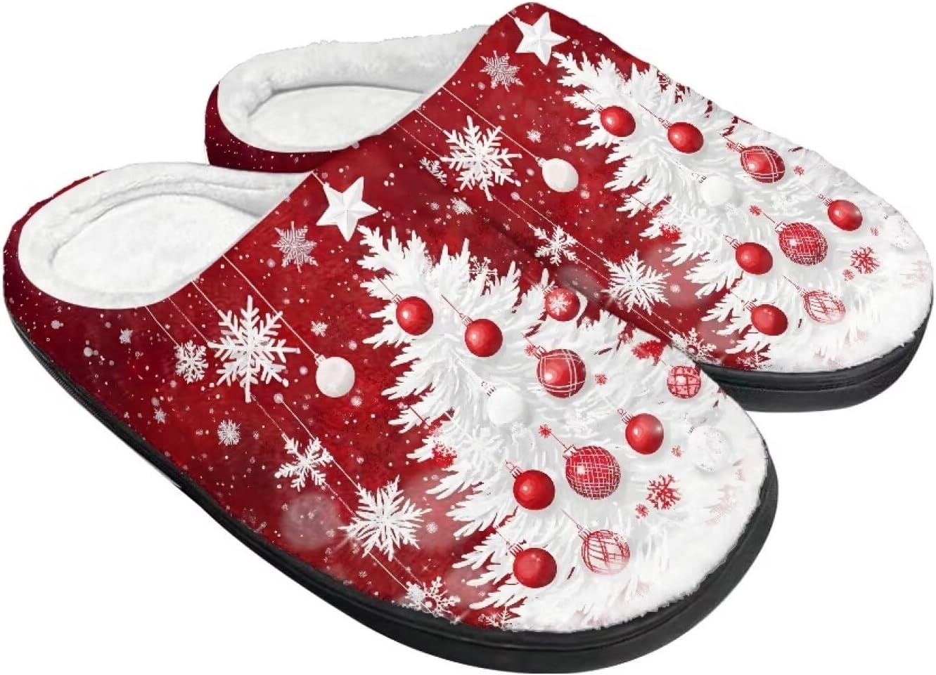 Праздничные рождественские тапочки для дома, утепленные и мягкие, зимние домашние тапочки для женщин и мужчин Buxolandt, Christmas Tree Print
Праздничные рождественские тапочки для дома, утепленные и мягкие, зимние домашние тапочки для женщин и мужчин Buxolandt, Christmas Tree Print