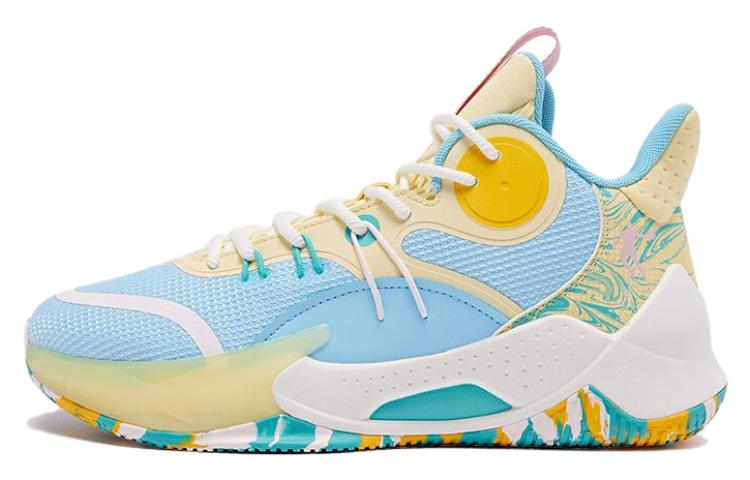 QIAODAN Баскетбольные кроссовки средней высоты с противоскользящими и износостойкими свойствами, мужские, сине-желтые
QIAODAN Баскетбольные кроссовки средней высоты с противоскользящими и износостойкими свойствами, мужские, сине-желтые