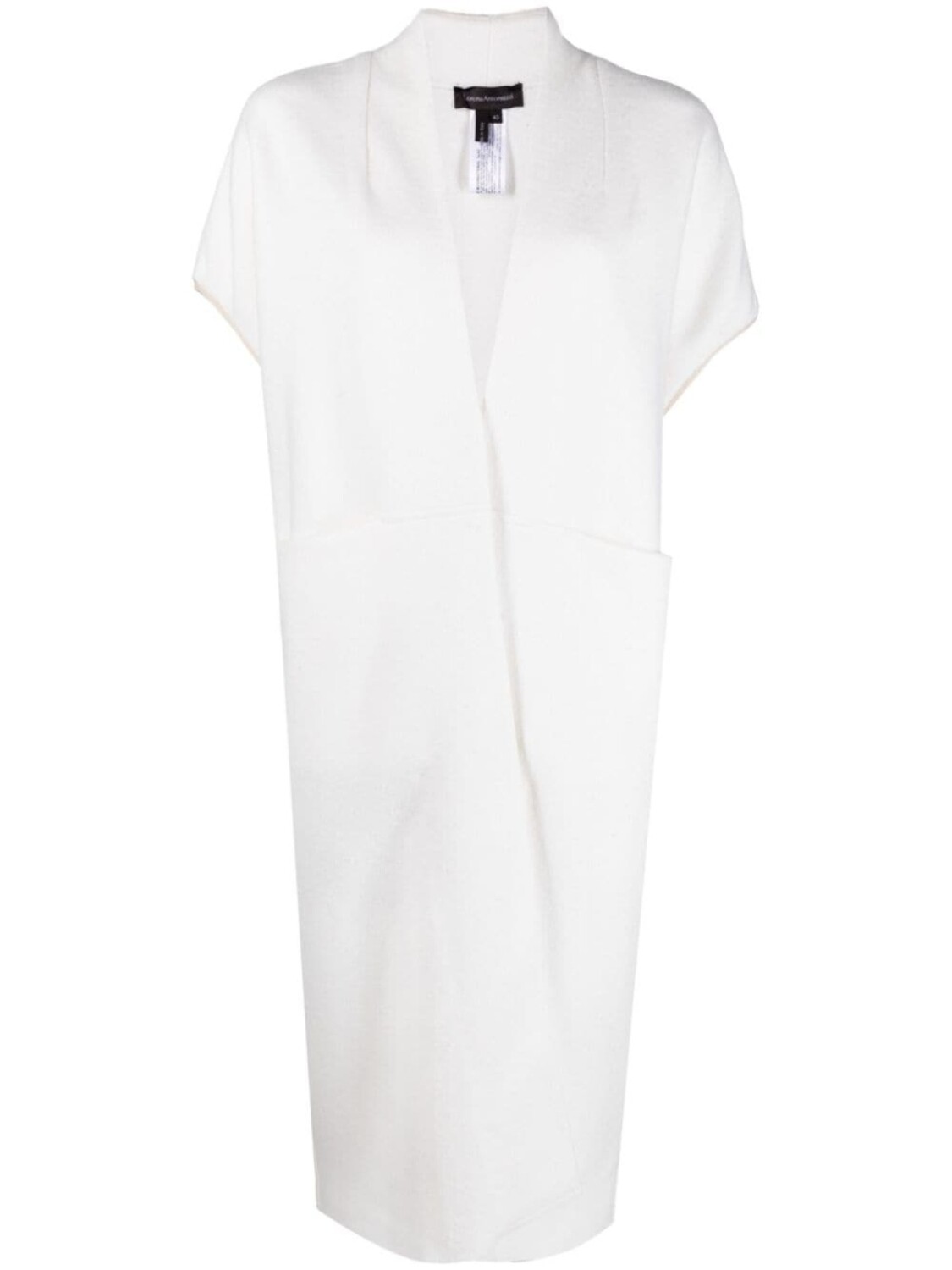 Lorena Antoniazzi шерстяное пальто с короткими рукавами, белый
Lorena Antoniazzi шерстяное пальто с короткими рукавами, белый