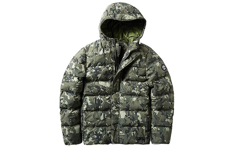 Пуховик мужской зеленый камуфляж Timberland
Пуховик мужской зеленый камуфляж Timberland