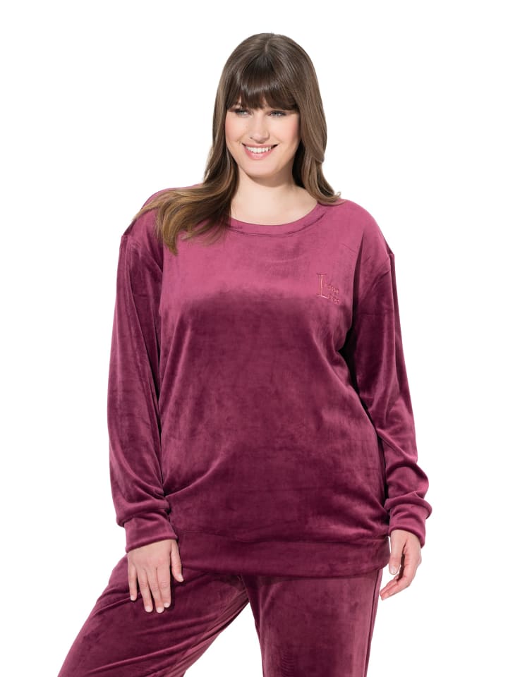 Ulla Popken Топ для дома темно-ягодного цвета
Ulla Popken Топ для дома темно-ягодного цвета