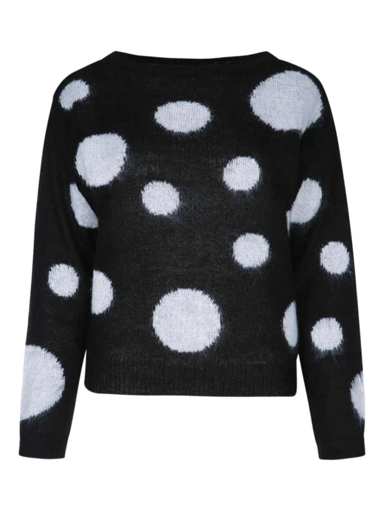 Вязаный свитер в горошек I BLUES, черный
Вязаный свитер в горошек I BLUES, черный