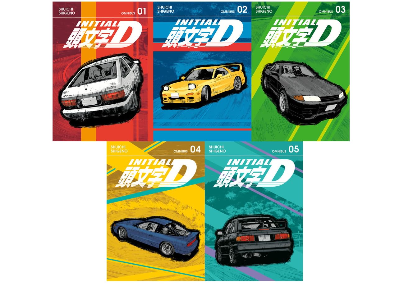 Initial D Omnibus Vol. 1-5 (5-Book Set) (Generic)
Initial D Omnibus Vol. 1-5 (5-Book Set) (Generic)