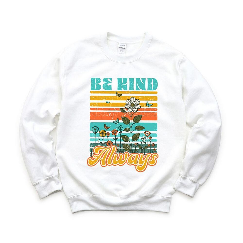 Толстовка Be Kind Always с цветами Simply Sage Market, белый
Толстовка Be Kind Always с цветами Simply Sage Market, белый