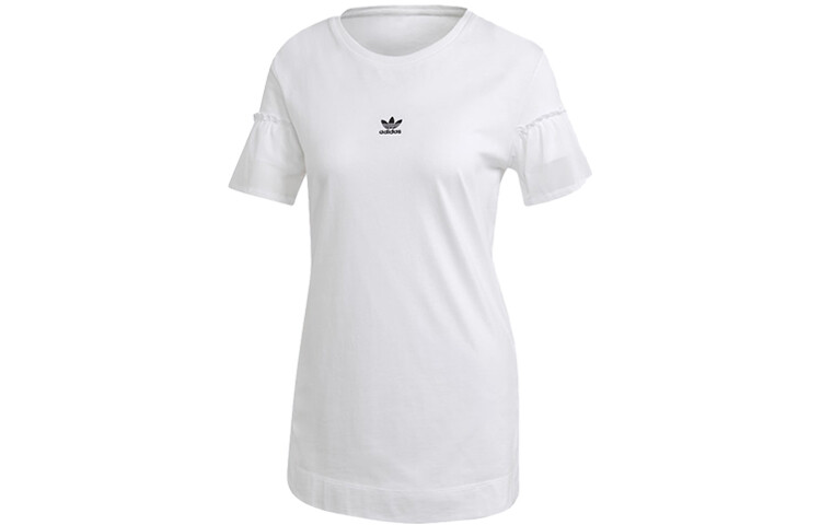Футболка из тюля женская белая Adidas Originals
Футболка из тюля женская белая Adidas Originals