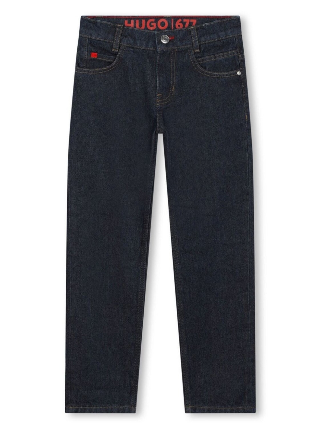 HUGO KIDS хлопковые джинсы прямого покроя, синий
HUGO KIDS хлопковые джинсы прямого покроя, синий