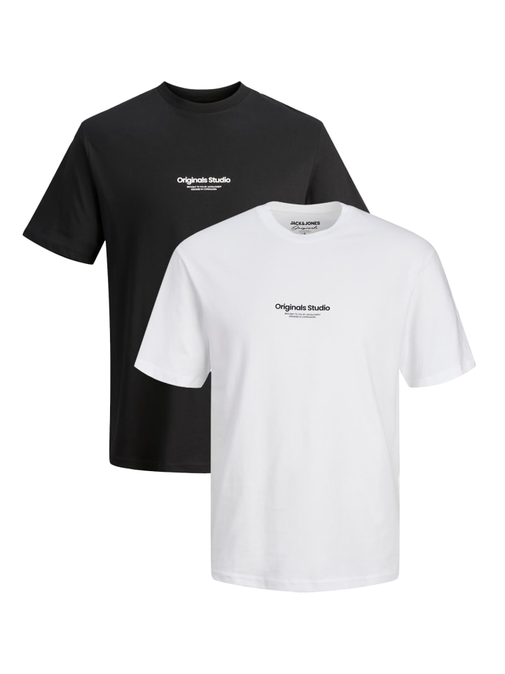 Jack & Jones Комплект из двух футболок с коротким рукавом и логотипом JORVESTERBRO, черно-белые, Черный, Jack & Jones Комплект из двух футболок с коротким рукавом и логотипом JORVESTERBRO, черно-белые
Jack & Jones Комплект из двух футболок с коротким рукавом и логотипом JORVESTERBRO, черно-белые, Черный, Jack & Jones Комплект из двух футболок с коротким рукавом и логотипом JORVESTERBRO, черно-белые