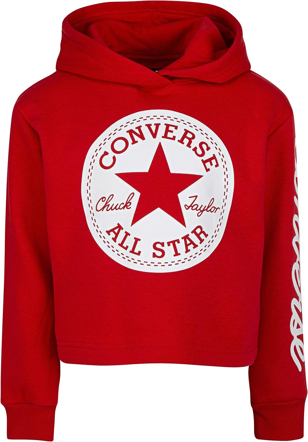 Худи Converse Fleece Hoodie, цвет Enamel Red 
Худи Converse Fleece Hoodie, цвет Enamel Red